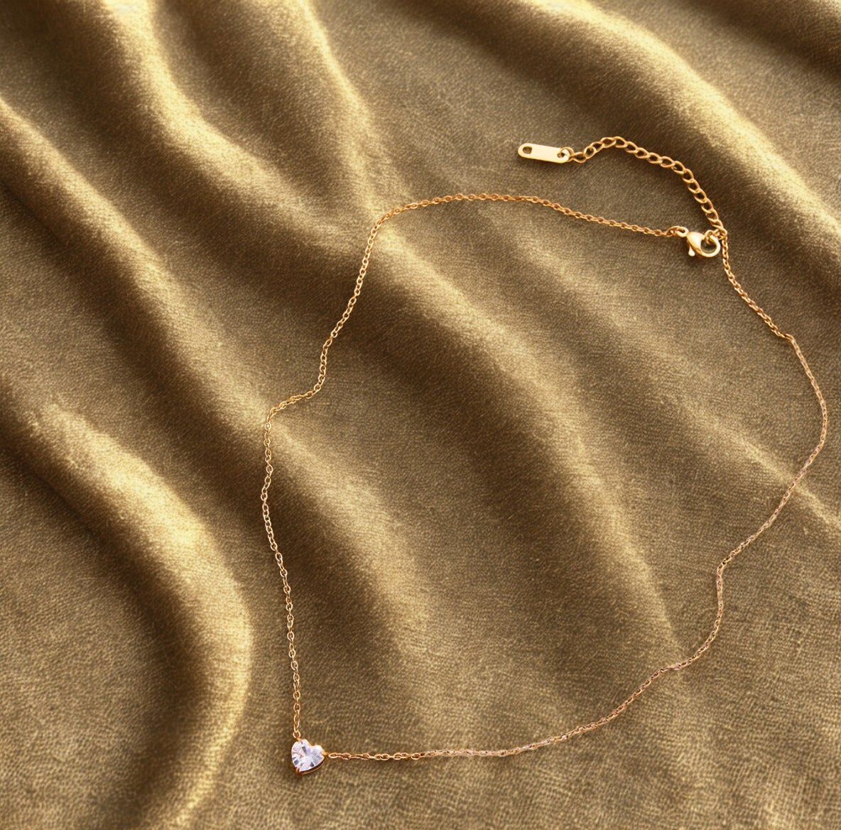 Birthstone Heart Necklaces