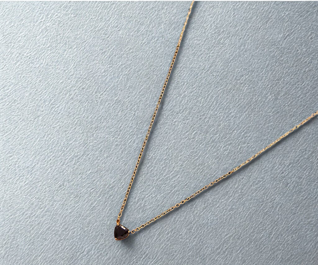 Birthstone Heart Necklaces