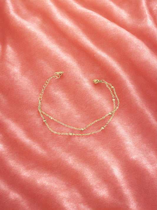 Double Layer bead bracelet
